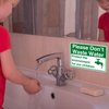 Kadezia 7.8x11.9 Inch “Please Don’t Waste Water” Aluminum Sign – Eco-Friendly Decor for Bathrooms, Kitchens & Public Spaces (058)