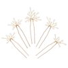 5 Pieces U Shape Wedding Hair Pins for Bridesmaid Beads Wedding Hairpins Bridal Hair Clips for Bride Women and Girls Hair Accessories