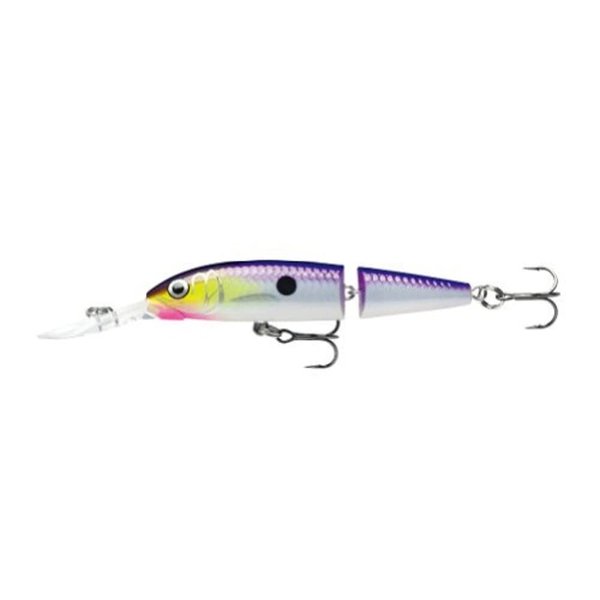 Rapala Jointed Deep Husky Jerk 08 Fishing lure, 3.125-Inch, Purpledescent