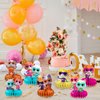karg 8Pcs Cat Party Decorations, Cute Honeycomb Centerpieces Table Toppers, 3D Double Side Cake Toppers,Cat Birthday Supplies for Girls and Boys