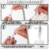 Meooeck 4 Sets Drawing Action Figures Action Figures Body Artists PVC Figure Model Drawing Models Drawing Mannequin Figure for Painting Body Model Artist Decoration Collection Gifts (Gray)