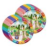 Llama and Cactus Birthday Party Supplies - Southwest Party Set Plates Napkins Cups Tableware Kit for 16