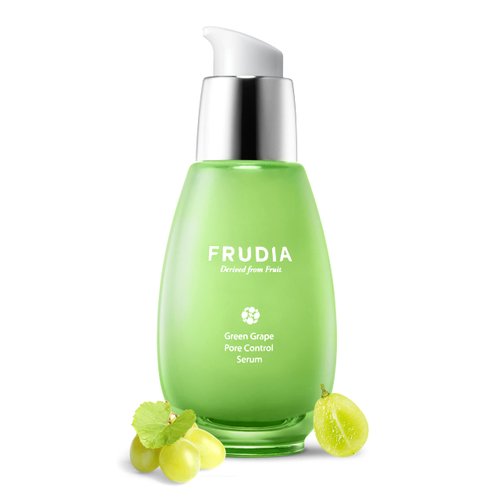 WELCOS FRUDIA Green Grape Pore Control Serum | Pore Minimizer Serum w/GG Extract, Tannin Pore Complex & Anti Sebum P | Korean Skin Care Serum for Sensitive Skin | Hydrating Serum (1.68 fl oz)