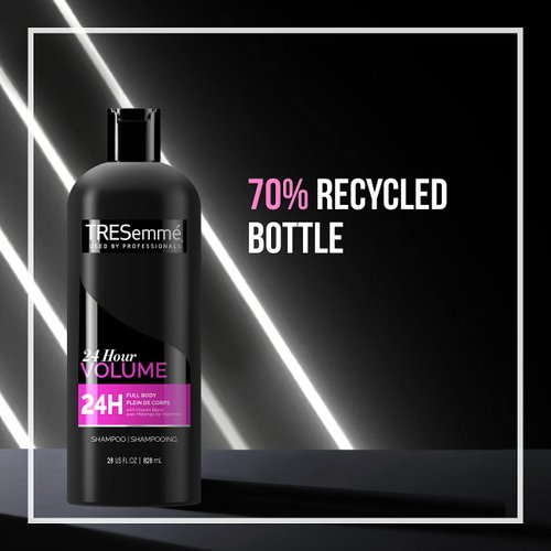 TRESemmé Pro Solutions Thickening Shampoo Shampoo for Fine Hair 24 Hour Volume Hair Care With Volume Control Complex and Silk Proteins 28 oz