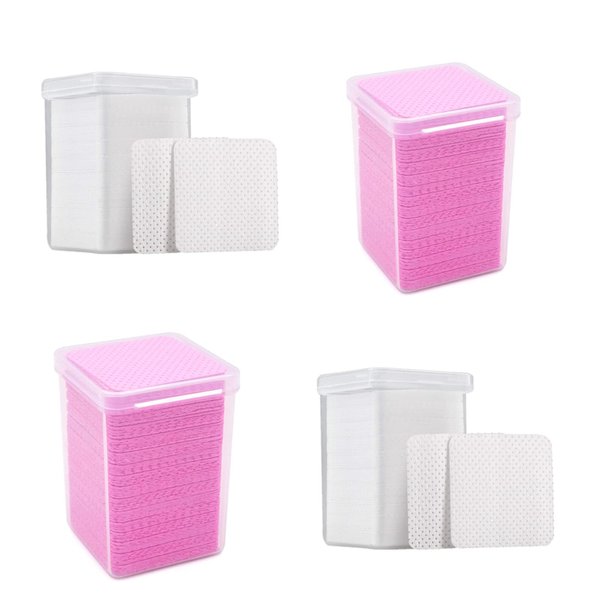 Eyelash Glue Wipes 800 Pieces, Non-Woven Fabric Eyelash Extension Glue Cleaner Glue Wiping Cloth, Lint Free Wipes Removal Pads Tool for Nail Polish Bottle Home Salon