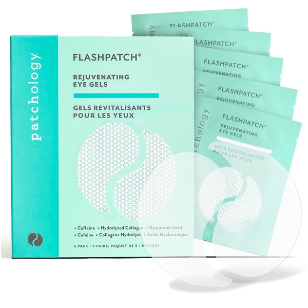 Patchology Eye Gels Patch (5 Pairs) - Natural Eye Patches for Puffy Eyes, Dark Circles and Eye Bags - Eye Mask Skincare for All Skin Types - Beauty & Personal Care Eye Patch