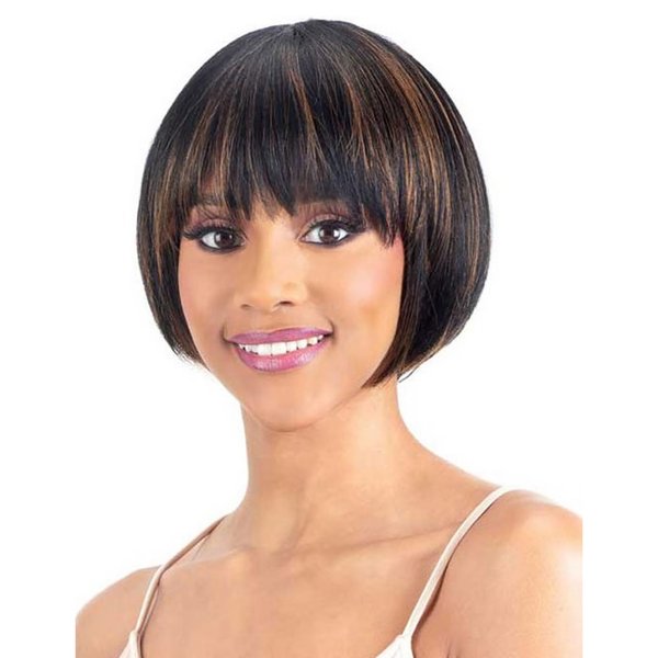 Free Tress Shake N Go Legacy Human Hair Blend Wig Denver (SMOKEY)