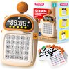 Handheld Game for Kids, Schulte Focus Training Machine with Flash Cards, Preschool Learning Toy, Educational Attention & Memory Trainer, Chrismas Birthday Gifts for Boys and Girls Ages 6-12