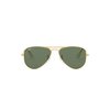 Ray-Ban Junior Rj9506S Metal Aviator Sunglasses, Arista/Dark Green, 50 mm
