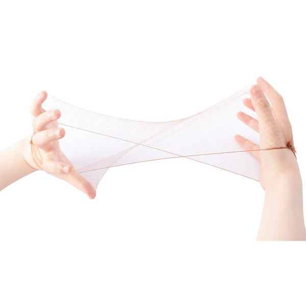 Askuang 20PCS Hair Net 20" Individual Packing Invisible Elastic Edge Mesh Hair Nets for Women Sleeping Ballet Kids Hair Buns Cooking Food Service Wig Nets 50cm Light Brown
