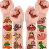 Sloth Temporary Tattoos Birthday Themed Party Supplies Favors Decorations Cute Stickers Tattoo 8 Sheets 96 PCS Gifts for Girl Kids Boys Decor Class School Reward Carnival Christmas