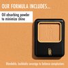 Black Radiance Natural Matte Foundation Powder, Minimizes Shine, Black Coffee (Deep)