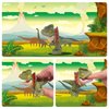 ledorr 6PCS Biting Finger Dinosaurs Toy Collectibles for Display, Play and Snap On Figure Novelty Creative Theater Puppet Doll Animal Hand Puppet Dinosaur for Kids