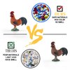 LC JoyCre Rooster Toys Rooster Figurine Toy Animal Figurines for Toddlers Preschool Animals Figures Eduactional Project Diorama Model Toy for Kids