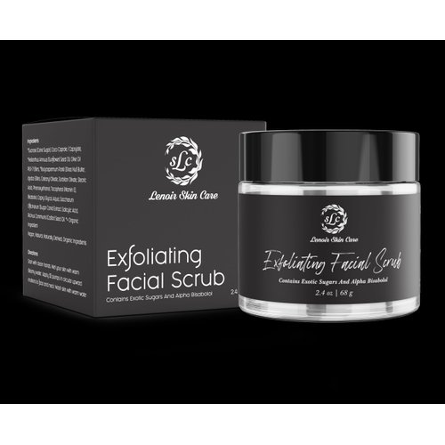 Lenoir Skin Care Line - Exfoliating Facial Scrub, Essential Collection - 2 Ounce