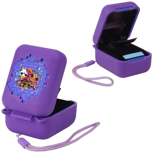 MGZNMTY Silicone Case for Bitzee Interactive Toy Digital Pet and Case, Protective Skin Sleeve for Bitsy Electronic Gadget Virtual Pet (Purple)