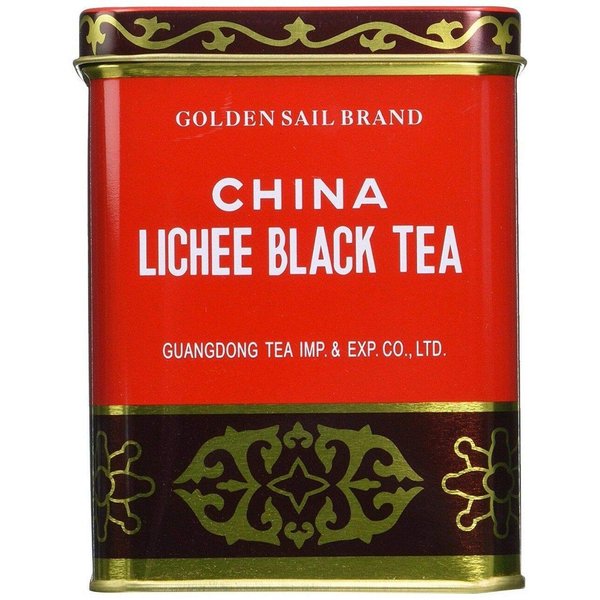 Lichee Black Tea 227g In Tea Caddy Lychee Black Tea Guangdong Lychee Flavoured Chinese Hong Cha