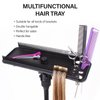 AliLeader Hair Extension Tool Tray with 2Pcs Hair Comb for Wig Stand Tripod Hair Extension Holder for Styling Hair Hanger for Washing,Coloring and Blow-Drying of Weft,Clip-In,Tape-In Extensions