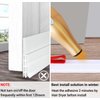 Door Draft Stopper Weather Stripping - Ohuhu Under Doors Bottom Seal Strip Sweep Blocker Gap Filler - Flexible Noise Insulation Draft Guard for Garage Exterior and Interior Doors 39"L x2"W