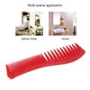 Detangling Hair Comb Portable Home Salon Fine Wide Tooth Styling Comb Hairdressing Tool Hair Styling Comb Hairdressing Comb Salon Comb Barber Comb Double ended Comb Red