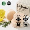 BeEcoful Zero Waste Natural Dish Soap Bar (Pack of 3) - Vegan Dishwashing Block, Eco-friendly with Plastic-Free Packaging, Sustainable Organic Ingredients