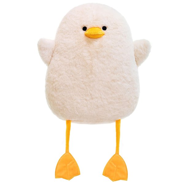 RANDGRITH Cute Seagull Plush Pillow - Funny Fat Seagull Stuffed Animal, Kawaii Cartoon Design for Kids, Boys, and Girls - Perfect Sleeping Pillow Toy (Duck)
