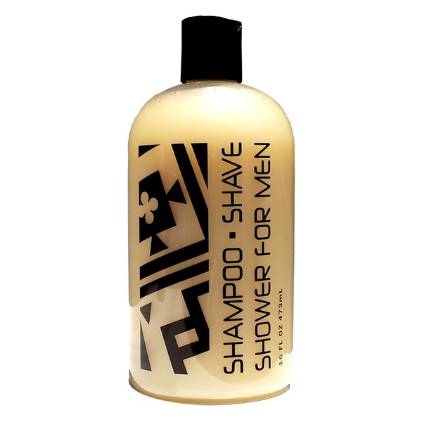 Greenwich Bay FOR MEN SHAMPOO, SHOWER GEL and SHAVING SOAP 3 in 1 Masculine Scent Body Care,16 Oz.