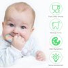 OSDUE 2 Packs Baby Teething Toy, Silicone Teething Mitten for Babies Over 3 Months Anti Dropping Wrist Hand Teethers Baby Chew Toys for Sucking Needs and Soothe Babies Sore Gums, BPA Free