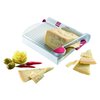 Westmark Germany Multipurpose Stainless Steel Cheese and Food Slicer with Board and Adjustable Thickness Dial (White) -