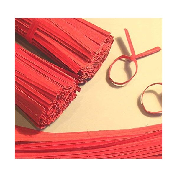 Weststone - 2000pcs 11" Paper White Twist Ties