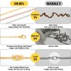 70Ft Jewelry Making Chains, 7 Colors 2mm Stainless Necklace Chains for Jewelry Making, Metal Chains Kit with 210Pcs Jump Rings and 70Pcs Lobster Clasps for DIY Jewelry Necklace Bracelet Anklet Making