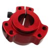 DJ-Motor Red 1" 25mm Bore with 1/4" Keyway Lightened Billet Rear Wheel Hubs for Go Kart Drift Trike