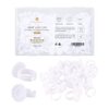 BEYELIAN Smart Glue Cups Fanning Cup Lash Glue Holder for Eyelash Extensions 2 Methods of Use 100 PCS Professional Use PP Material Harmless to Human