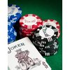 Bicycle 8G 50Count Clay Poker Chips 8G Clay Poker Chips, 50Count