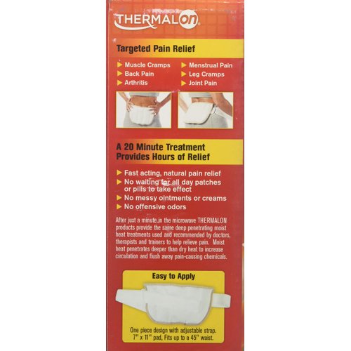Thermalon Microwave Activated Moist Heat Pain Relief Wrap, Multi-Purpose Pain Reliever