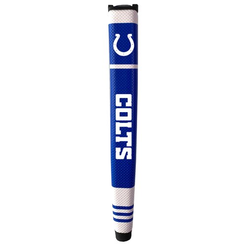 Team Golf NFL Indianapolis Colts Golf Putter Grip Golf Putter Grip with Removable Gel Top Ball Marker, Durable Wide Grip & Easy to Control