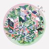 Galison Green City 1000 Piece Round Puzzle from Galison - 1000 Piece Round Puzzle for Adults, Challenging Puzzle with Gorgeous Art by Bethany Robertson, Thick and Sturdy Pieces, Perfect for Earth Day