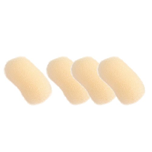 Bump It Up Inserts Hair Clips Sponge Volume Hair Base Head Cushion Invisible Fluffy Hair Pad Hair Style Tool for Women 4 pcs Beige