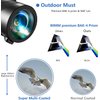 80x100 Monocular-Telescope for Adults High Powered Compact Monoculars with Smartphone Holder & Tripod, BAK4 Prism &FMC Lens for Stargazing Hunting Hiking Travel Bird Watching Camping Wildlife Scenery
