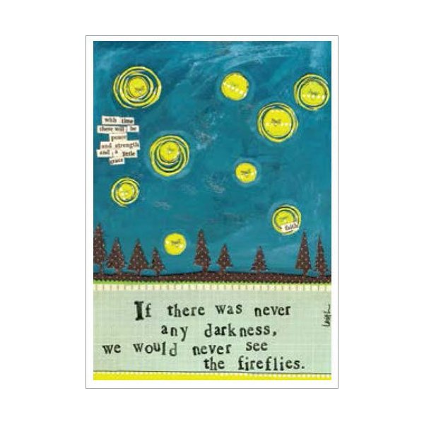 Curly Girl - SSFF64 - FIREFLIES - Greeting Card