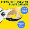 Haus & Garten PrecisionPRO 8" Titanium Pruning Shears - Heavy Duty Professional Bypass Pruner - Use As Rose Clippers, Premium Gardening Secateurs, Garden Scissors, Handheld Yard, Tree, & Plant Tool