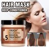 Vikada Hair Straightener Mask with Deep Repair, Vikada Nourishing Magical Treatment 5 Seconds to Restore Soft Hair, Deep Conditioner Hair Mask for Damaged Hair, Dry Hair and Curly Hair (1 Pc)
