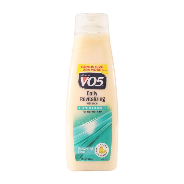 VO5 Alberto Daily Revitalizing Conditioner - Moisturizing Conditioner with Biotin - With 5 Oils and 5 Vitamins for Healthy Hair - 15 oz