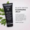 Apivita Black Detox Cleansing Gel - Facial Cleanser & Makeup Remover with Activated Charcoal - Leaves Skin Fresh, Clean and Comfortable - 5.07 Fl Oz