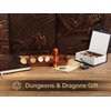 DND Wax Seal Stamp, Fantasy D20 Dice Wax Seal Kit, Ideal Gifts for Dungeons and Dragons/D&D Adventure Cards Envelopes, Gift Packaging. Great RPG Accessories Nerdy Gifts for DND Lovers, DM & Players