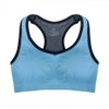 TopTie 2 Pack Racerback Sports Bras, Ladies High-Support Bras-Grey-L Fit 38C 38D 40A 40B 40C 40D