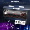 UNITOPSCI Single Din Bluetooth Car Stereo Multimedia Car Audio Receiver, Hands-Free Call, FM Radio Car MP3 Player, Auxiliary Audio/USB Input, Fast Charge LCD Digital Display Media Player