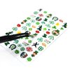 St. Patrick's Day Nail Art Stickers Decals 3D Exquisite Nail Art Supplies Self-Adhesive Green Lucky Clover Nail Decoration Nail Foil Art Supplies Nail Accessories Acrylic Nail Art