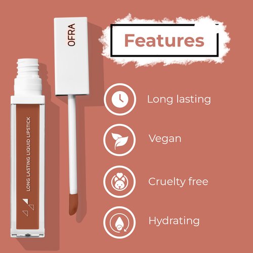 Ofra Cosmetics Miami Fever - Long Lasting Liquid Lipstick Lightweight Velvet Matte Lip Makeup with Vitamin A & Antioxidants - Lasts Up To 5 Hours - Vegan Formula - 8g Tube