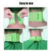 2 Rolls Barber Neck Strips Disposable Flexible Strentchy Paper Neck Bands Hairdressing Wrap Paper Tape Barber Supplies Accessories for Salon Coloring Haircutting Styling (Green)